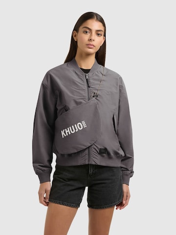 khujo Between-season jacket 'FACEE' in Grey: front