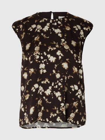 Camicia da donna di SELECTED in marrone