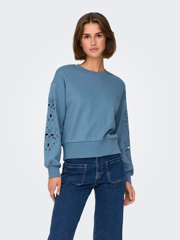 ONLY Sweatshirt 'ONLWinnie' in Blue