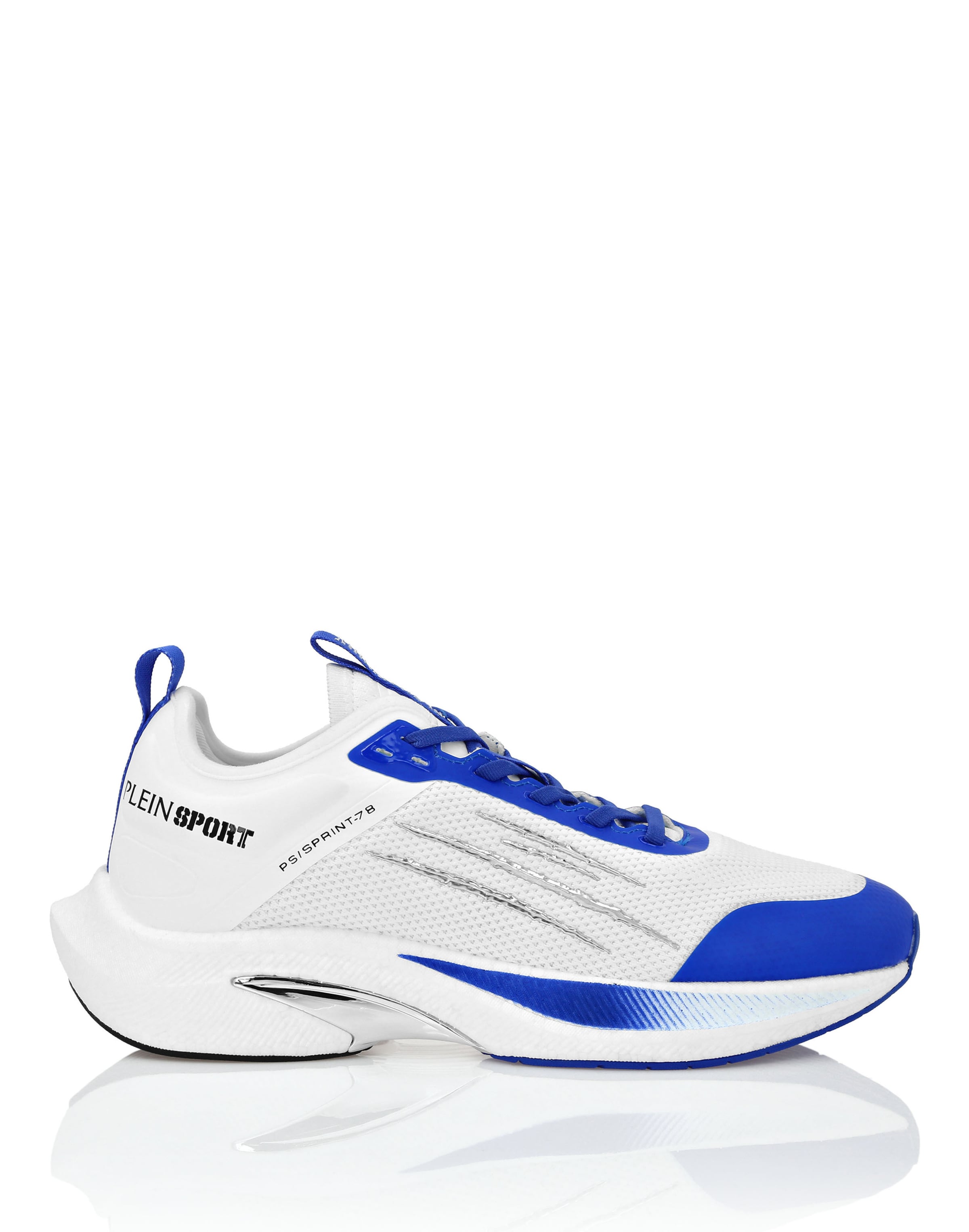 Plein Sport - Zapatillas deportivas bajas en blanco: frente