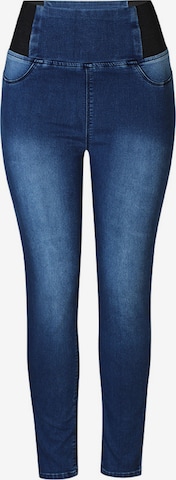 ze-ze Slimfit Jeggings 'Pixie 525' i blå: forside