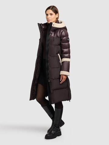 khujo Χειμερινό παλτό 'Desna2' σε καφέ