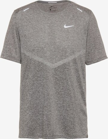 NIKE Performance Shirt 'Rise 365' in Grey: front