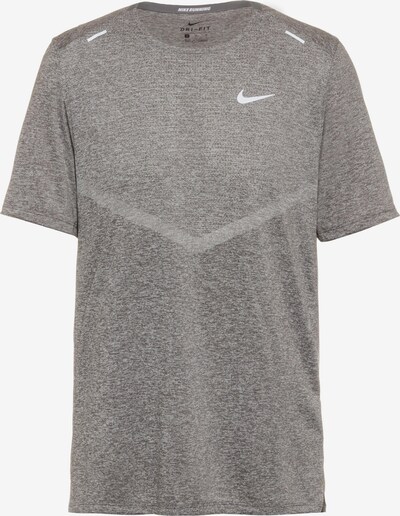 NIKE T-Shirt fonctionnel 'Rise 365' en gris clair / gris chiné, Vue avec produit