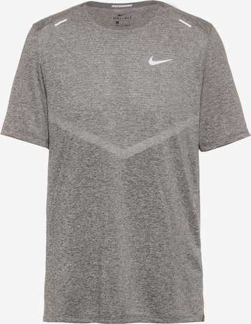 NIKE Funkcionális felső 'Rise 365' - szürke: elől