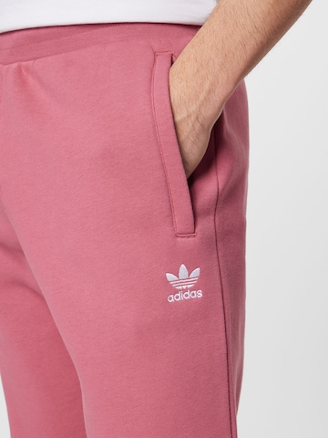 ADIDAS ORIGINALS Tapered Pants 'Trefoil Essentials' in Pink