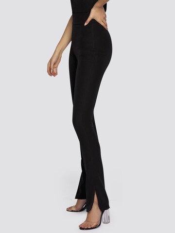 FRESHLIONS Skinny Leggings 'Lea' in Zwart: voorkant