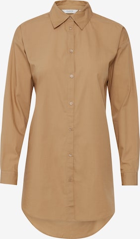 b.young Blouse 'BYGAMZE' in Beige: voorkant