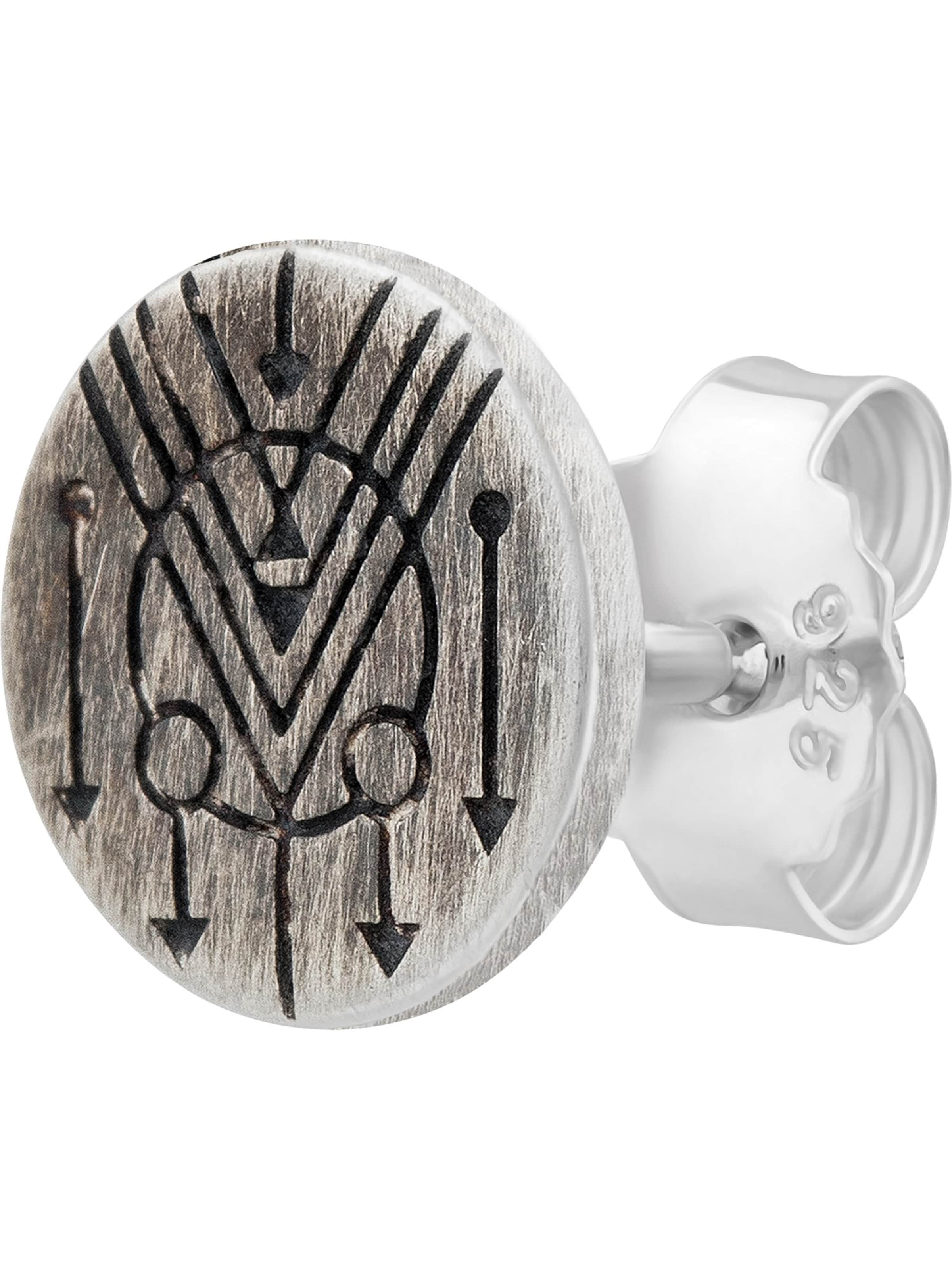Boucles d'oreilles caï en argent