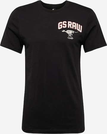 G-Star RAW Majica | črna barva: sprednja stran