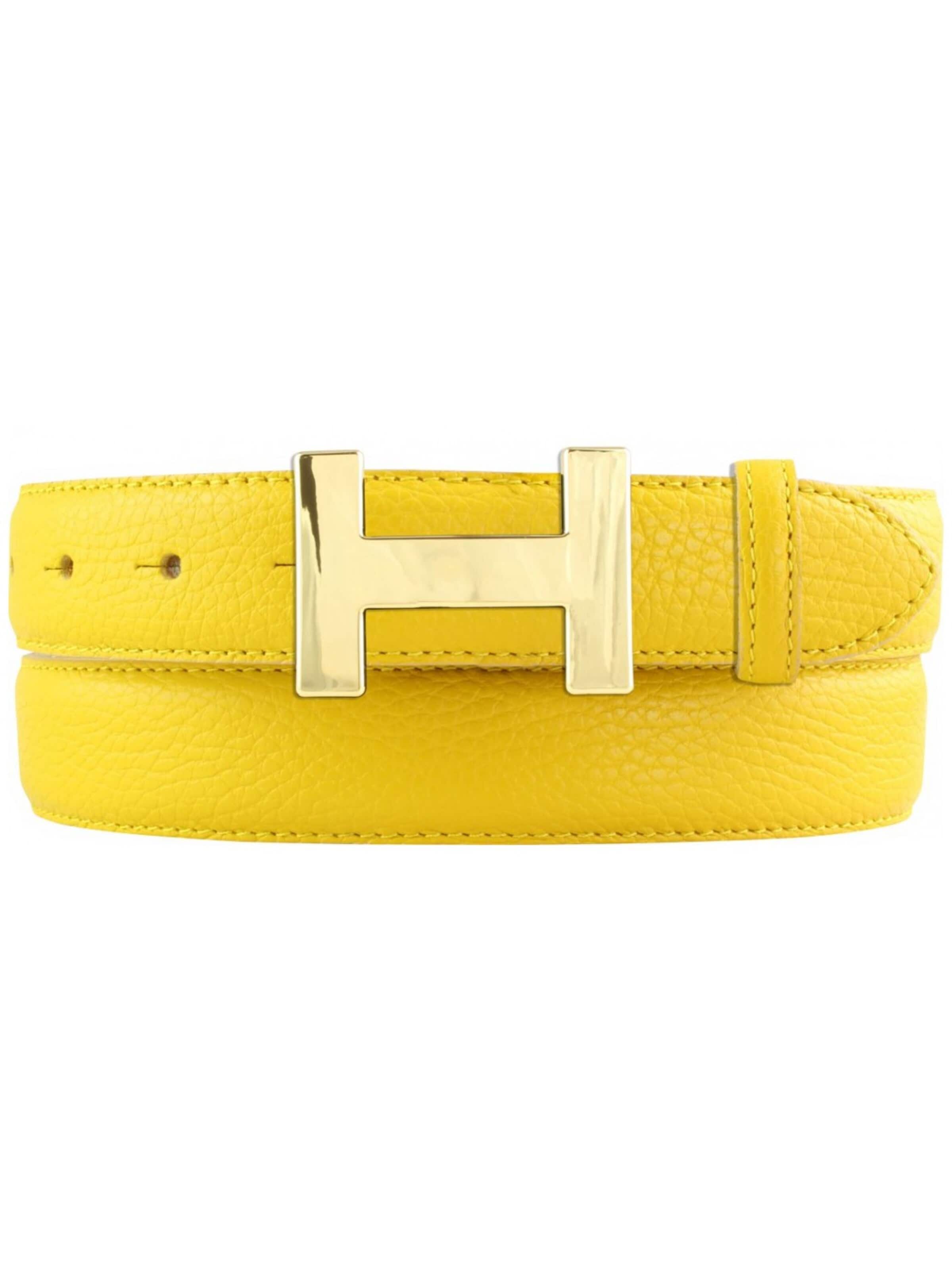 BELTINGER Belt 'Hailey' in Yellow: front