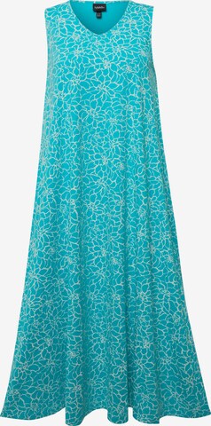 Ulla Popken Summer Dress in Blue: front