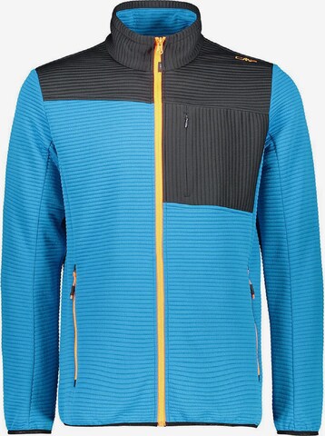 CMP Outdoor jacket 'Jaquard Hoodie' in Blue: front