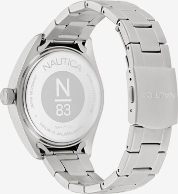 NAUTICA Analoog horloge 'FINN WORLD' in Zilver