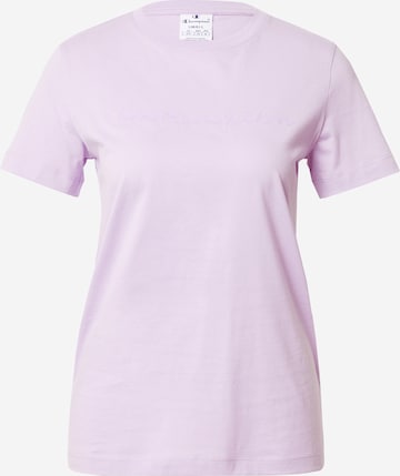 Champion Authentic Athletic Apparel T-shirt i lila: framsida