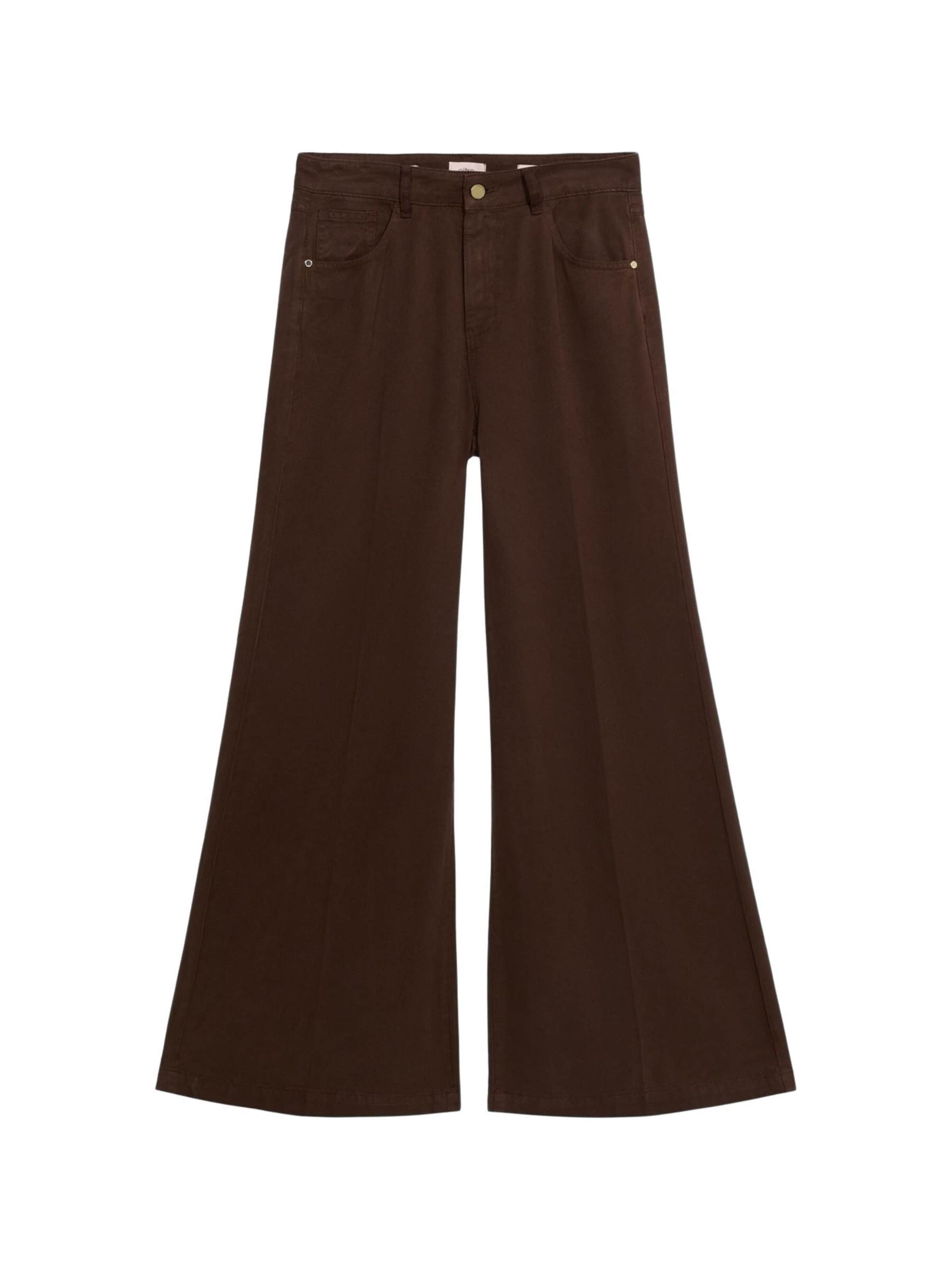Baggy Pantalon oltre en marron : devant