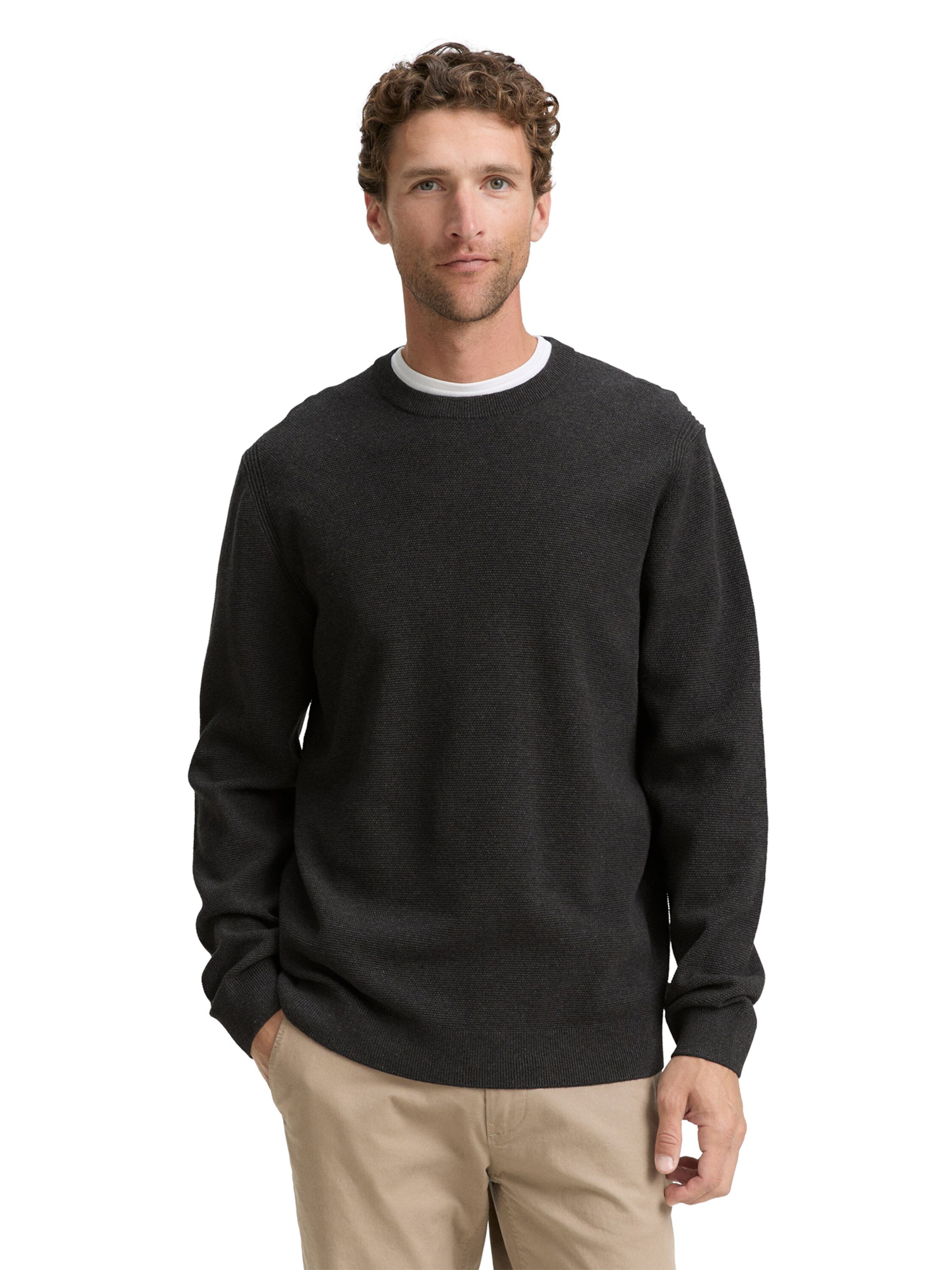 TOM TAILOR Pullover in Schwarz: Vorderseite