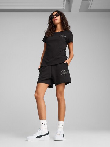 PUMA Shirt 'Ess' in Black