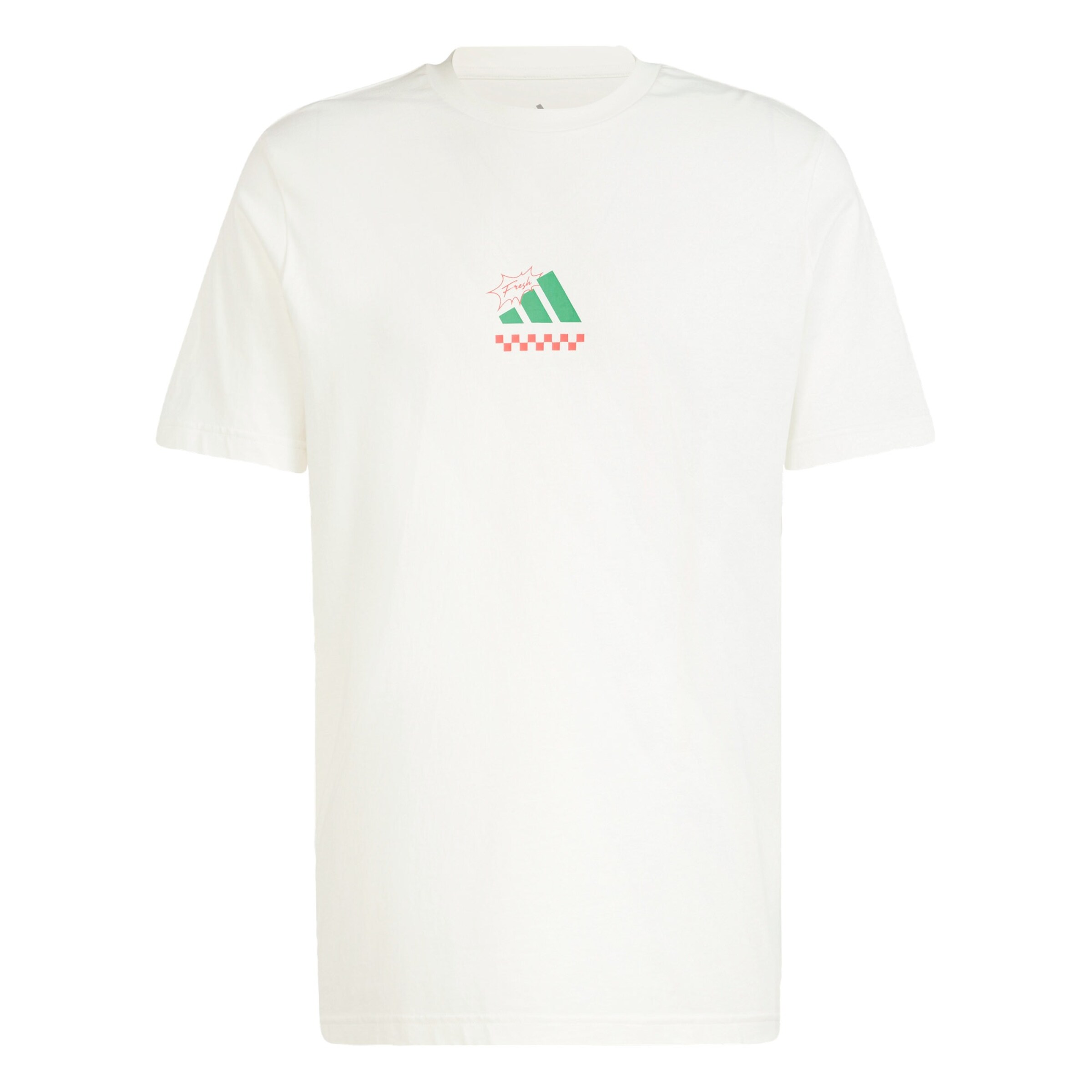 ADIDAS SPORTSWEAR Funktionsskjorte 'Lounge Pizza' i hvid: forside