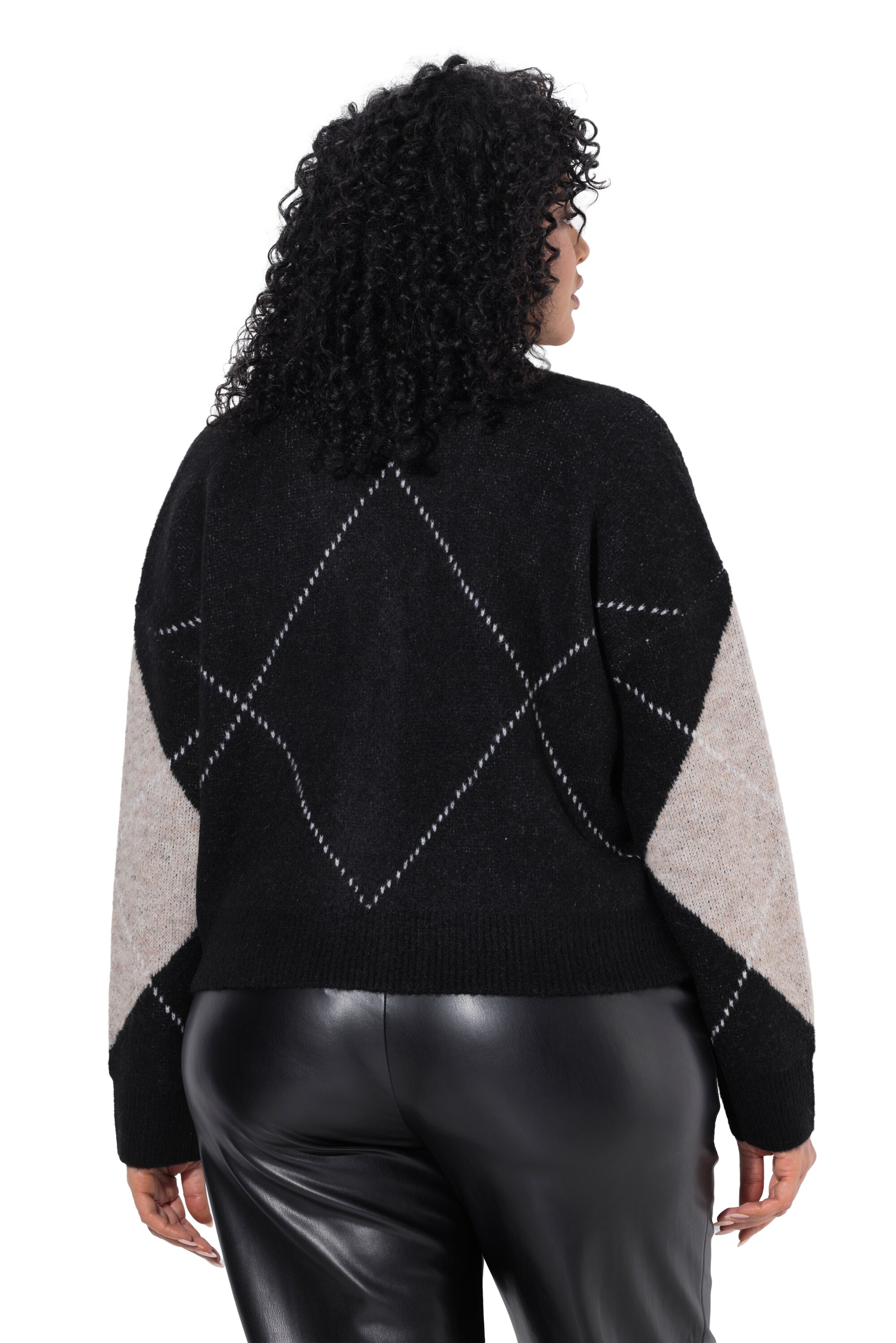 Ulla Popken Strickjacke in Schwarz