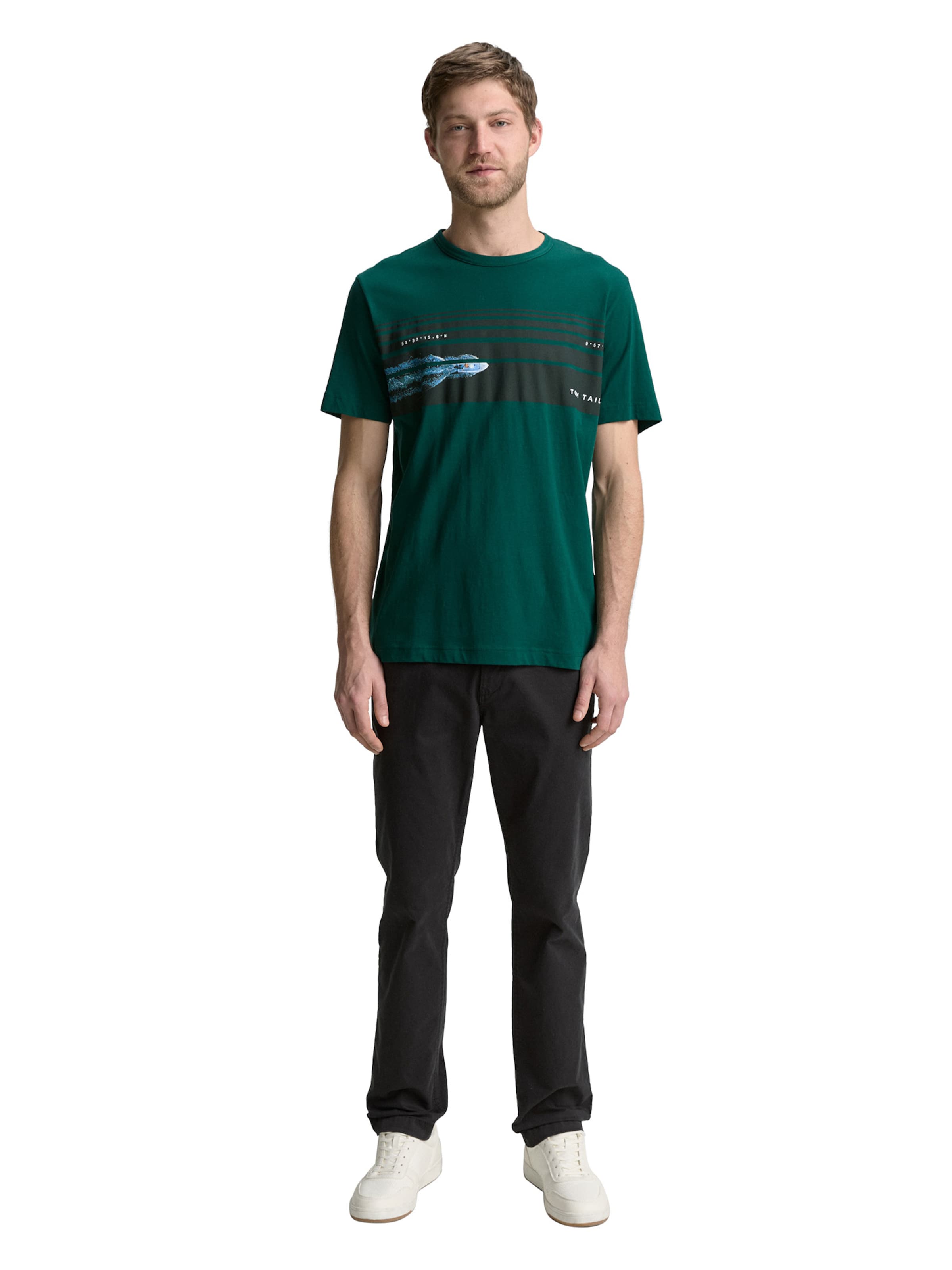 TOM TAILOR Футболка в Зеленый