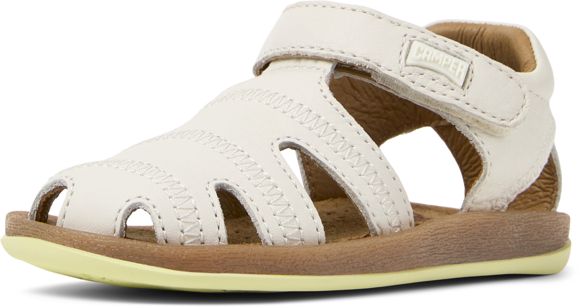 CAMPER Sandale 'Bicho' in Weiß: Vorderseite