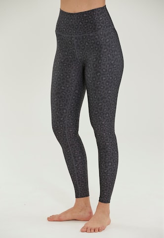 Athlecia Skinny Sports trousers 'Windia' in Black: front