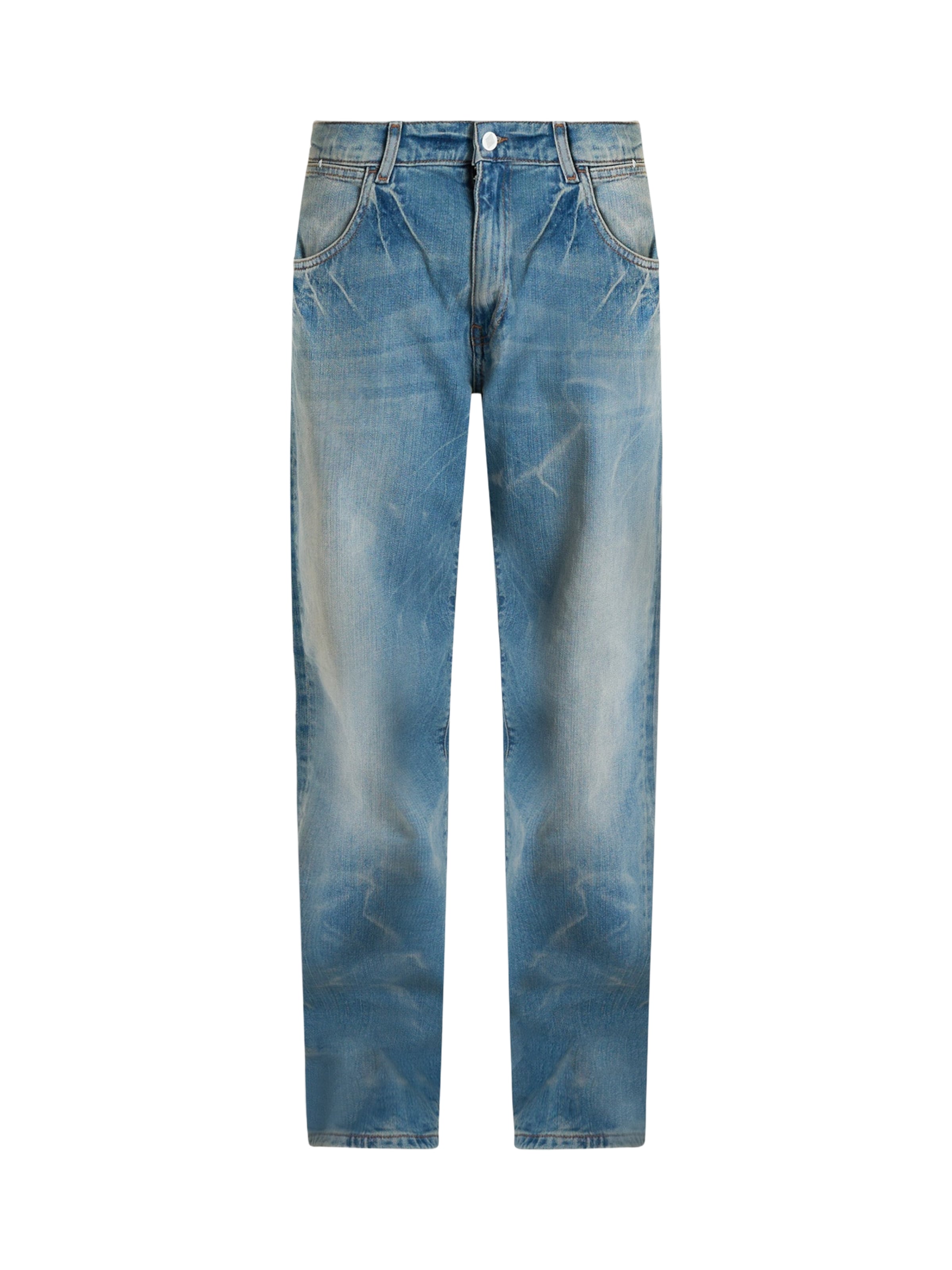 AMISH Regular Jeans in Blauw: voorkant