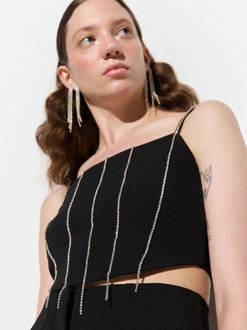 No Matter What Top in Zwart