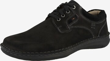 JOSEF SEIBEL Lace-Up Shoes 'Anvers' in Black: front