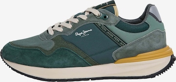 Sneaker bassa di Pepe Jeans in verde: frontale