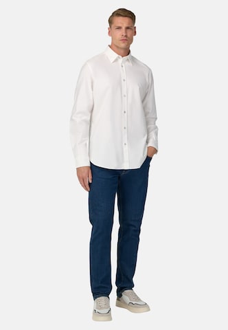 Coupe regular Chemise 'B Sustainable' Boggi Milano en blanc