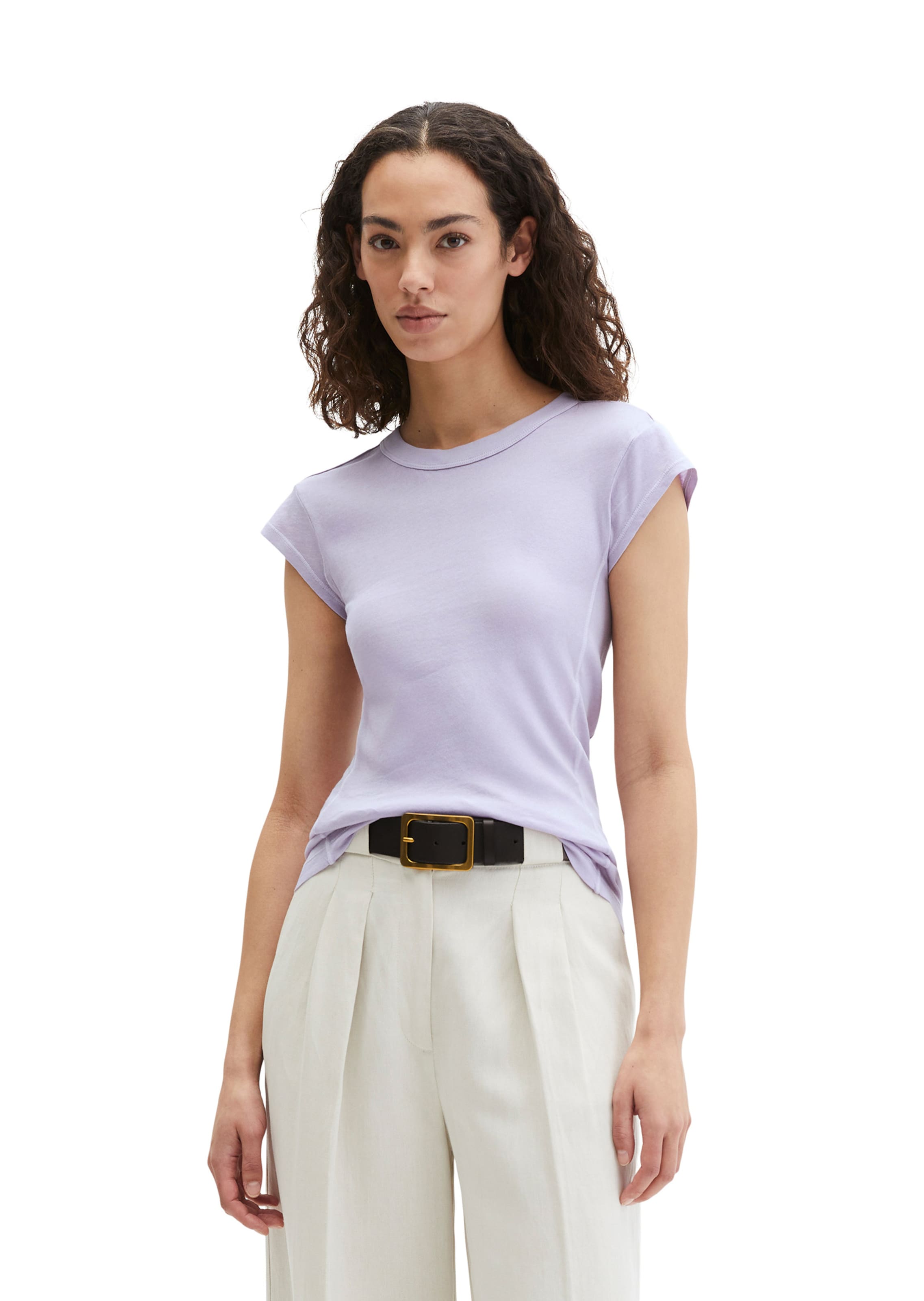 Marc O'Polo Shirt in Lila: voorkant