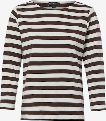 T-shirt Franco Callegari en marron : devant