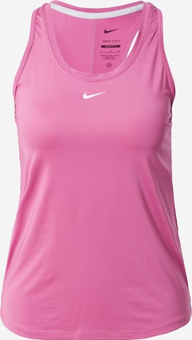 NIKE Sports top in Pink: front