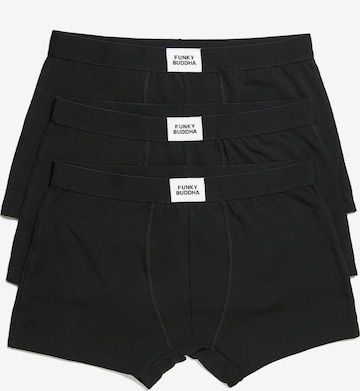 Funky Buddha Bokserishortsit värissä musta: etupuoli