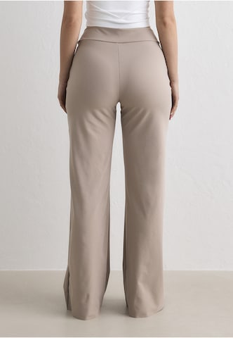 Aim'n Wide leg Workout Pants 'Sense' in Brown