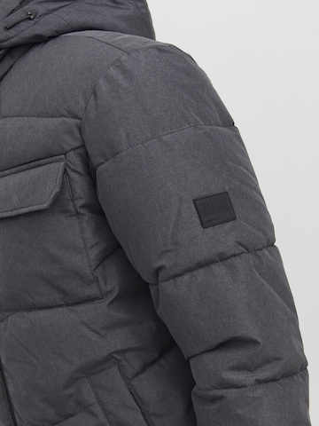 JACK & JONES Winter Jacket 'Mason' in Grey