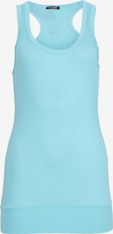 Easy Young Fashion Top in Blue: front