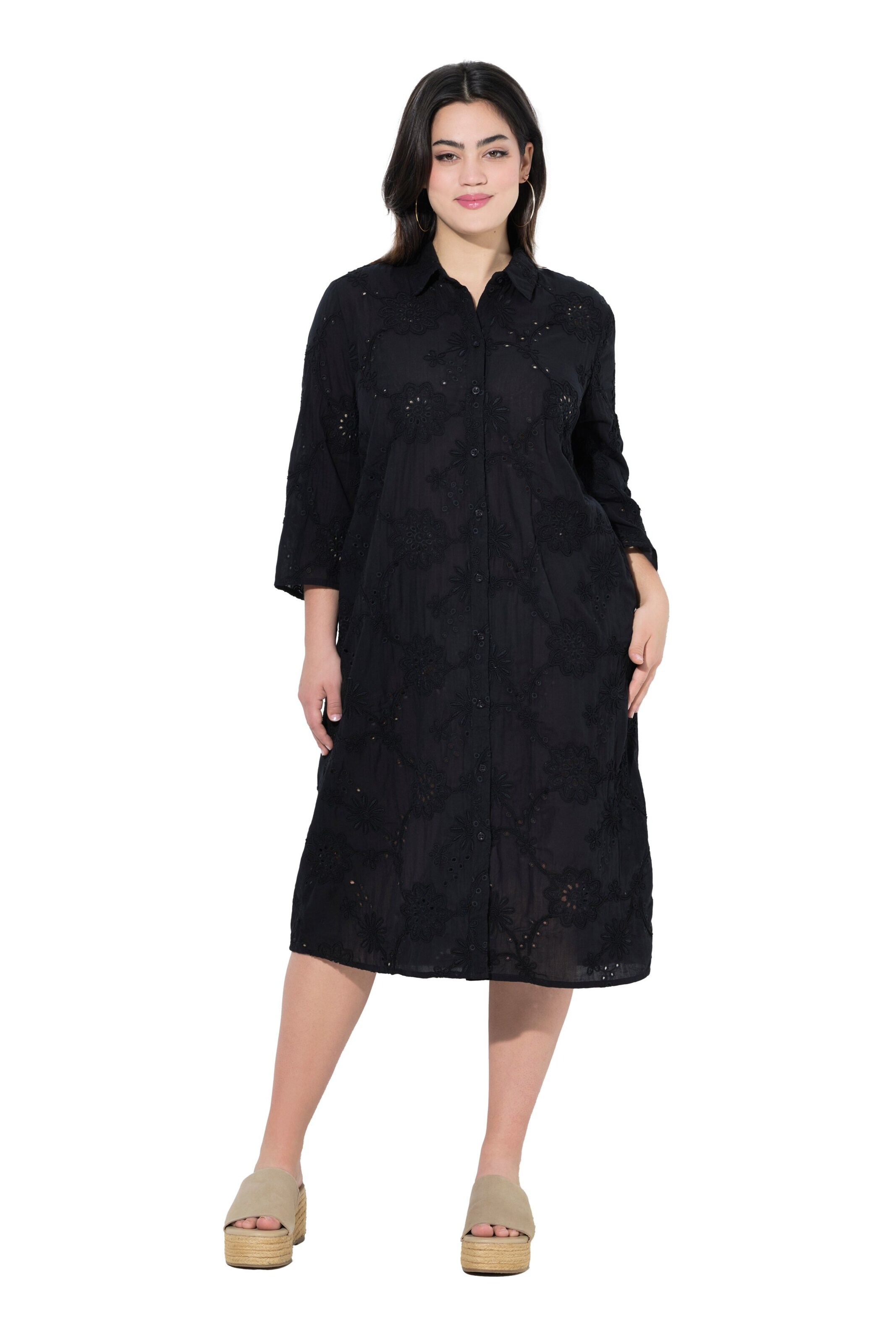 Angel of Style Shirt dress in Black