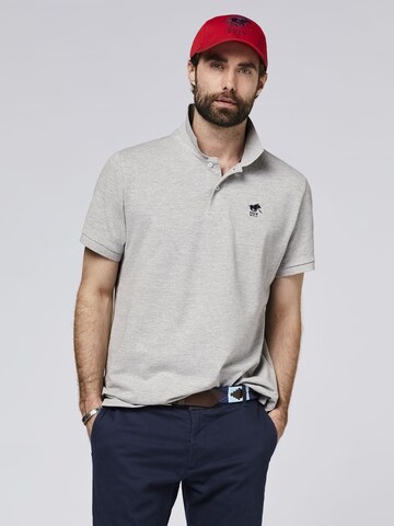Polo Sylt Shirt in Grau: Vorderseite