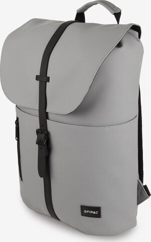 SPIRAL Backpack 'TRIBECA' in Grey: front