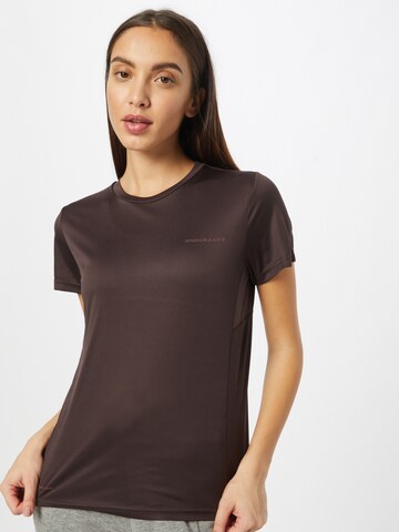 T-shirt fonctionnel 'Milly' ENDURANCE en marron : devant