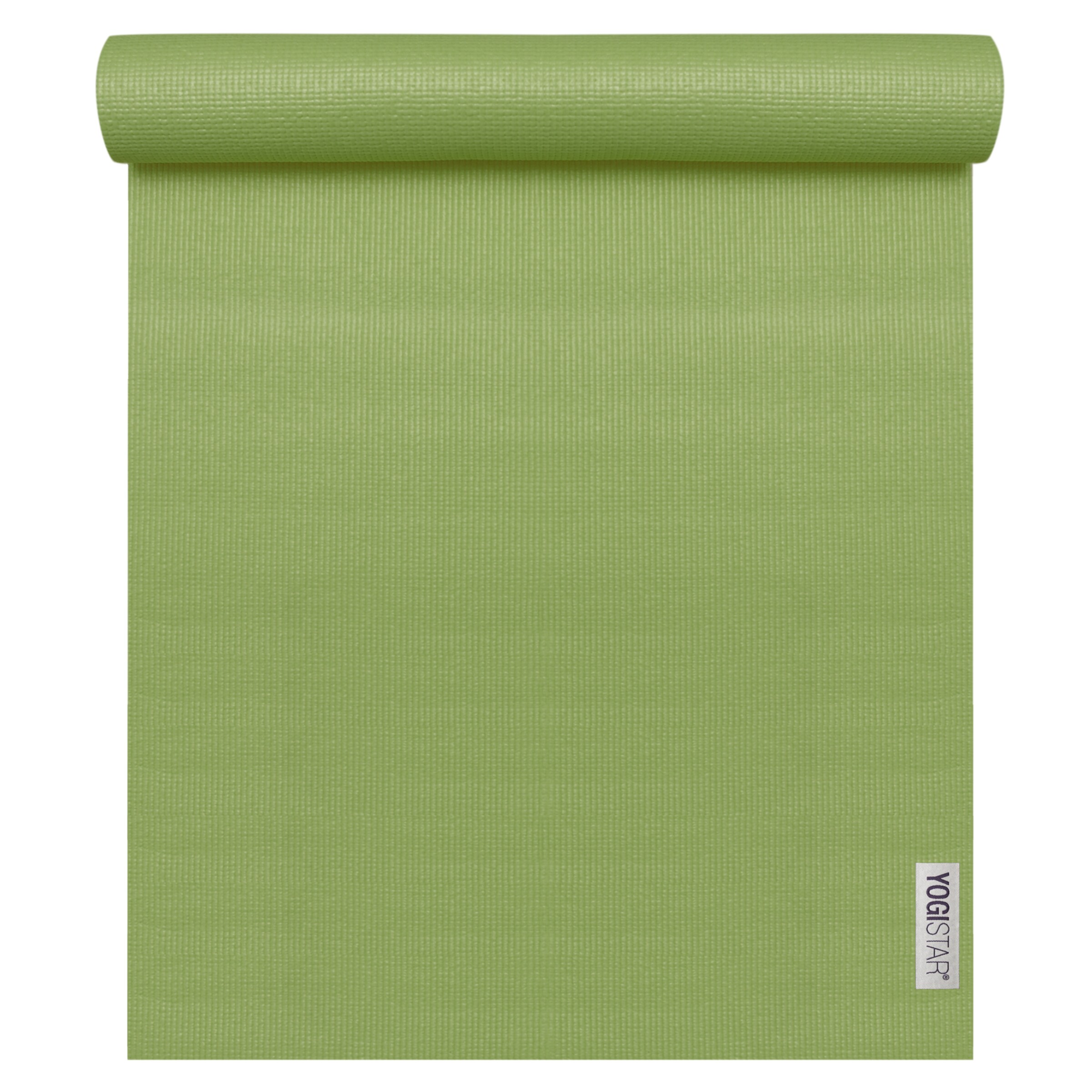 YOGISTAR.COM Yogamatte '183 cm x 61 cm x 4 mm' in Grün: Vorderseite
