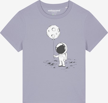 T-shirt Watapparel en violet : devant