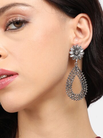 Boucles d'oreilles ' Kayleigh ' SOHI en argent : devant