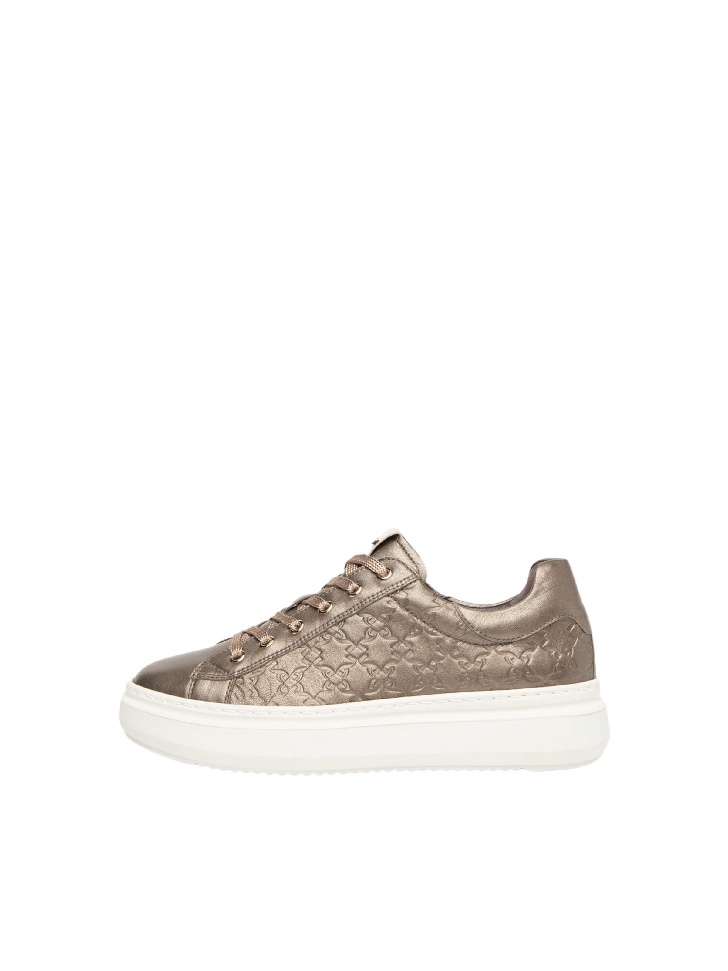 Nero Giardini Platform trainers in Bronze: front