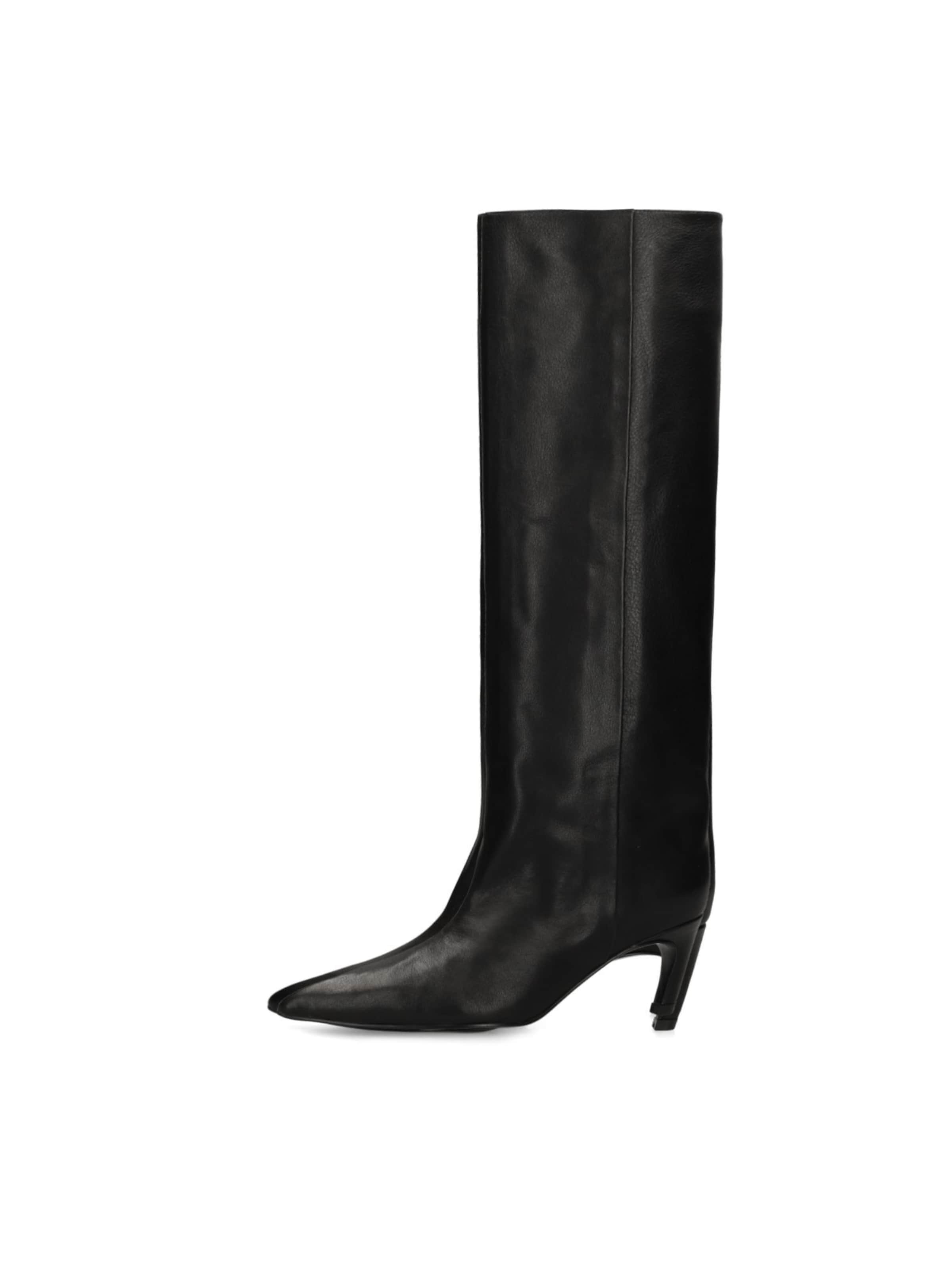 SACHA Bottes en 36 en noir, Vue avec produit