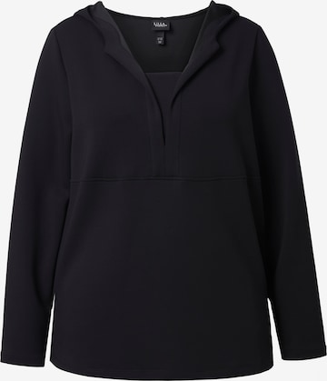 Ulla Popken Collegepaita värissä musta: etupuoli