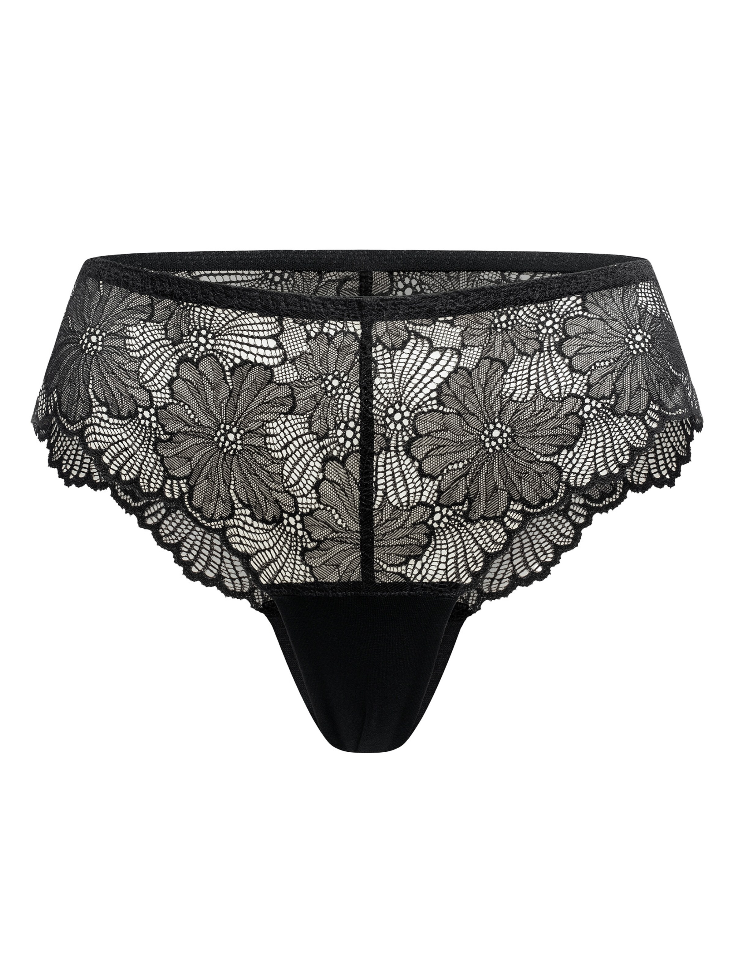 Erlich Textil - Cueca em preto: frente
